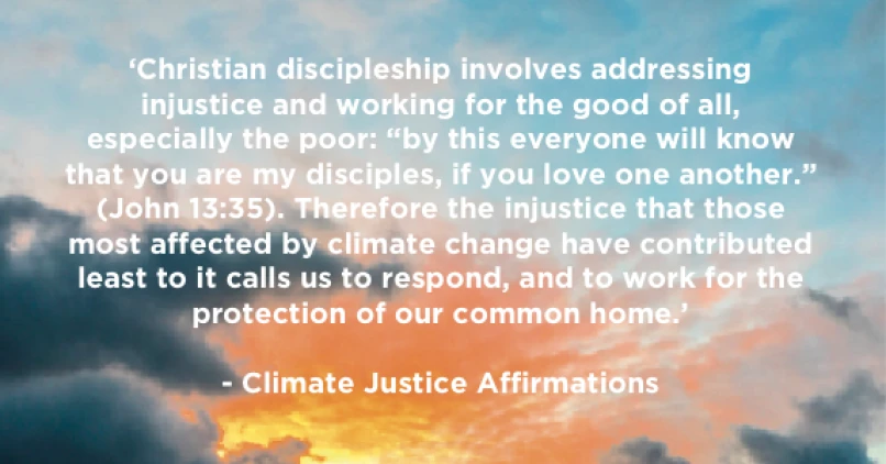 Climate Justice – Protecting our common home