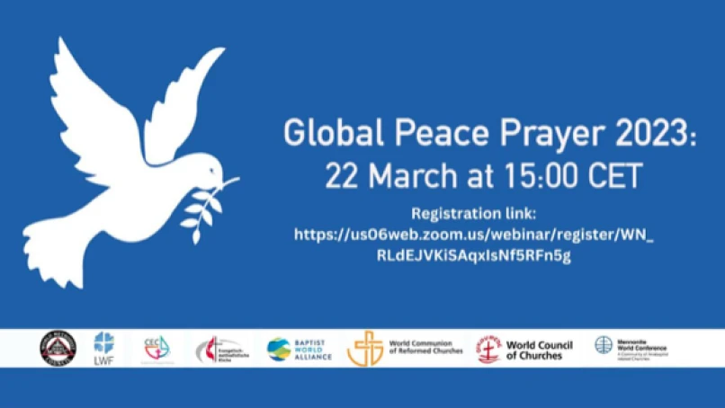 Global Peace Prayer on 22 March