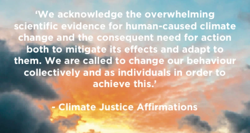 Responding to planetary breakdown: Courage, Hope, Justice & Action