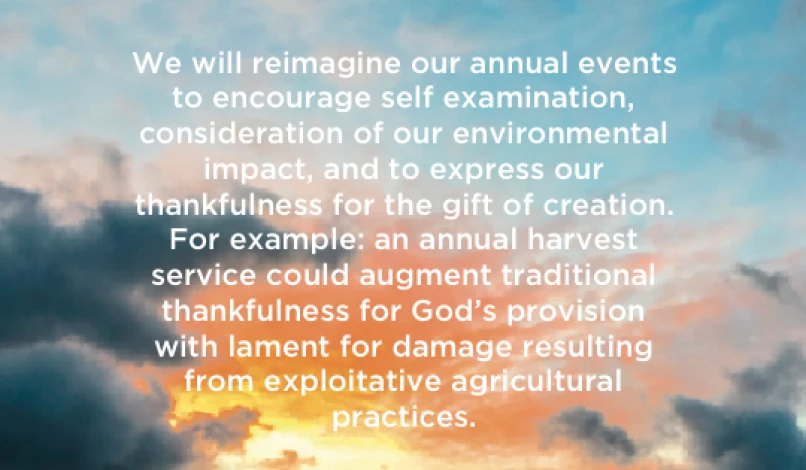 Annual Events and caring for the Environment